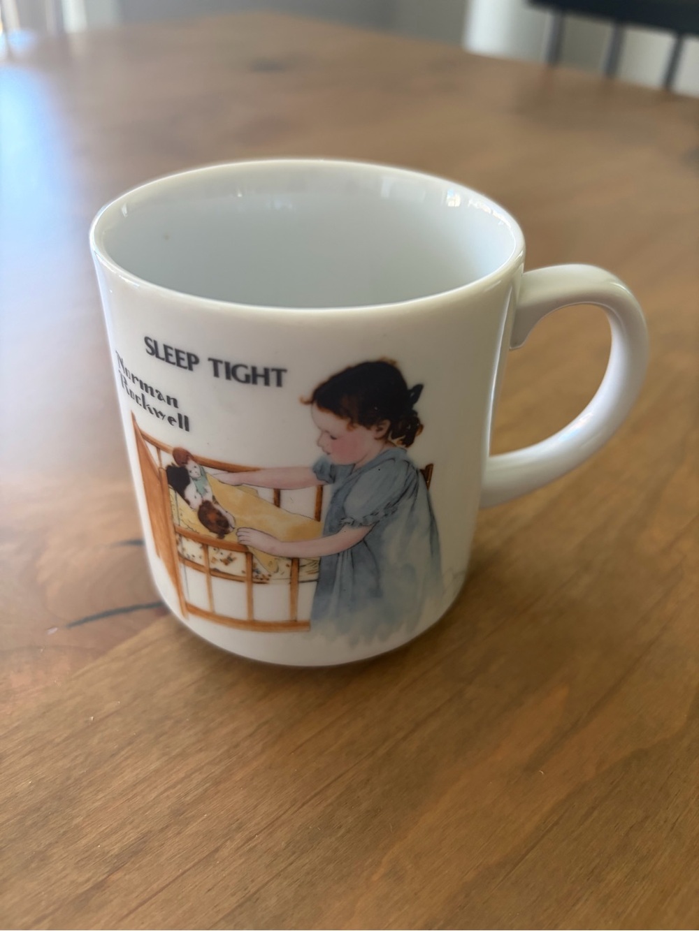 Norman Rockwell "Sleep Tight" Coffee Mug